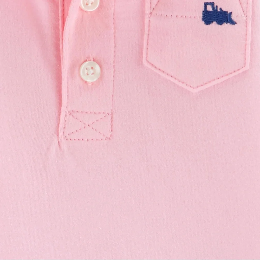 Carter's 2-Piece Polo Bodysuit & Plaid Shorts Set | 9M